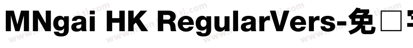 MNgai HK RegularVers字体转换